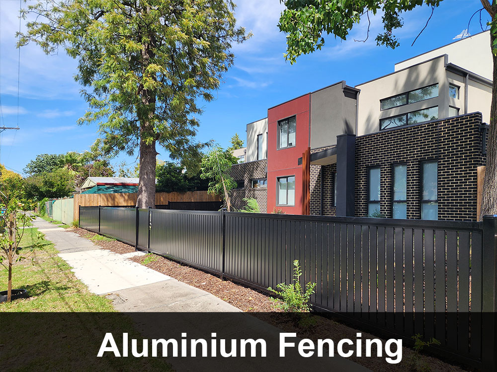 Aluminium fencing