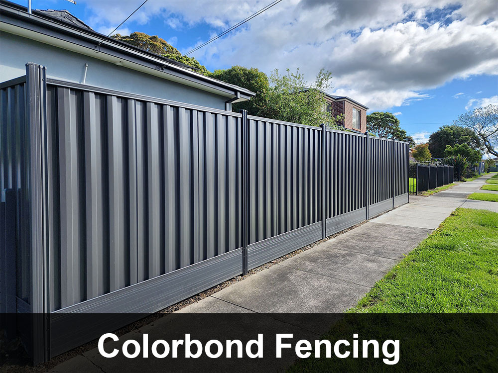 Colorbond fencing