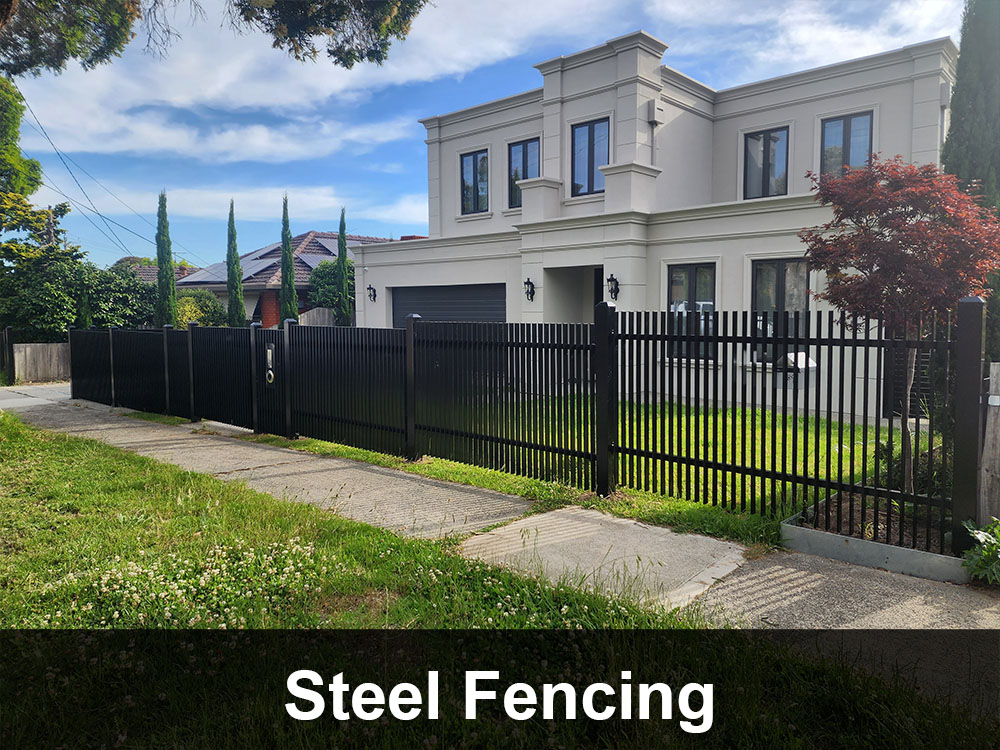 Steel fencing